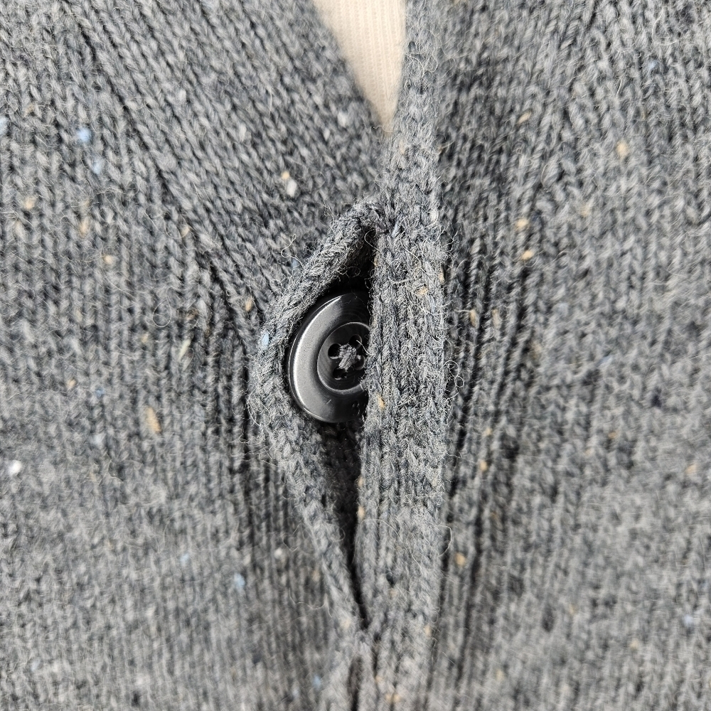 3.1 Phillip Lim Cardigan Sweater Wool Gray Long Sleeve V Neck Button Knit Small - Picture 3 of 6